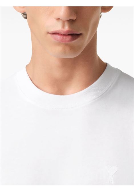t-shirt adc nisex bianca AMI PARIS | BFUTS003.724100